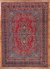 ANTIQUE IRANIAN MASHAD 8' X 11