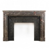 ANTIQUE IRON FIREPLACE SURROUN