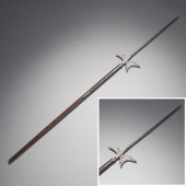 ANTIQUE IRON HALBERD, EX PARKE