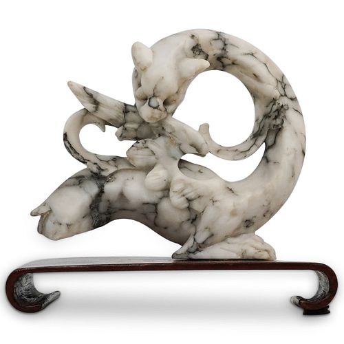 ANTIQUE ITALIAN CARVED MARBLE