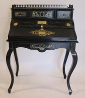 ANTIQUE ITALIAN EBONISED & BON