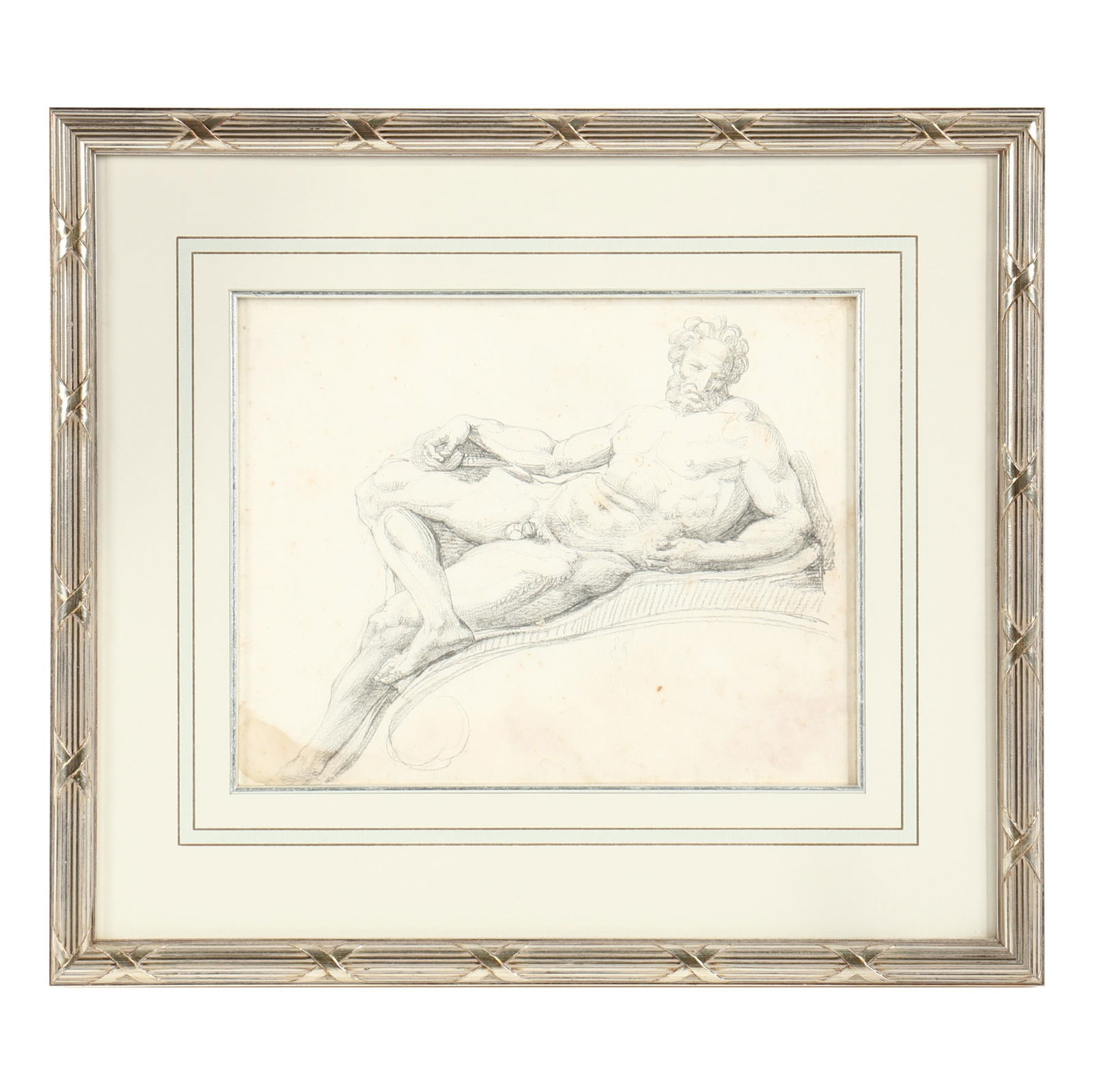 ANTIQUE ITALIAN FIGURE STUDY OF