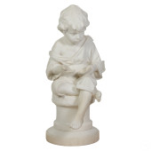 ANTIQUE ITALIAN MARBLE FATE LA