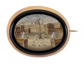 ANTIQUE ITALIAN MICROMOSAIC BR