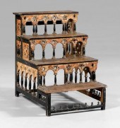 Antique Italian painted librar