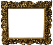 ANTIQUE ITALIAN SCHOOL GILT/WO