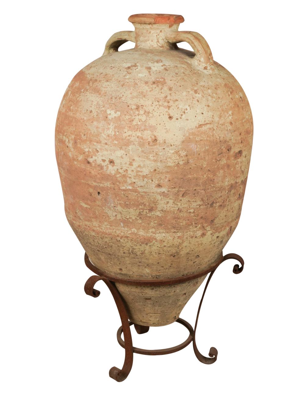 ANTIQUE ITALIAN TERRACOTTA OLIVE