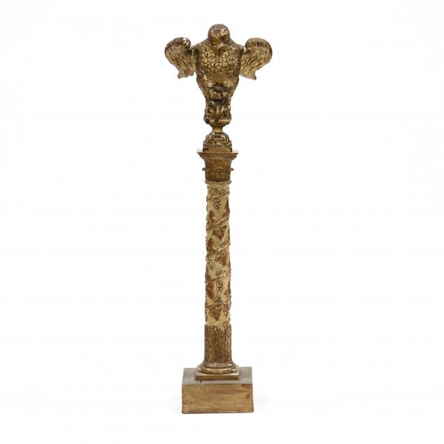 ANTIQUE ITALIANATE CARVED AND