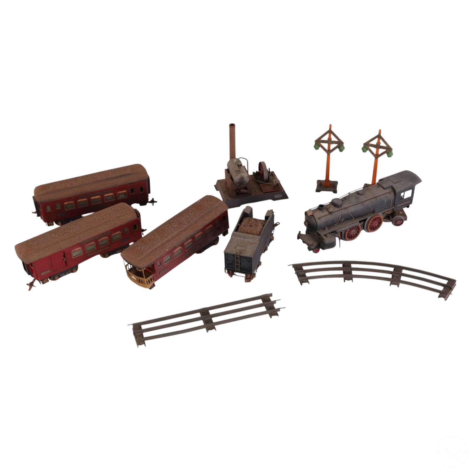 ANTIQUE IVES RAILWAY TRAIN TRACKS &