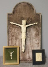 Antique Ivory Cruciform Christ