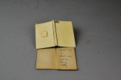 ANTIQUE IVORY NOTEBOOK WITH PE