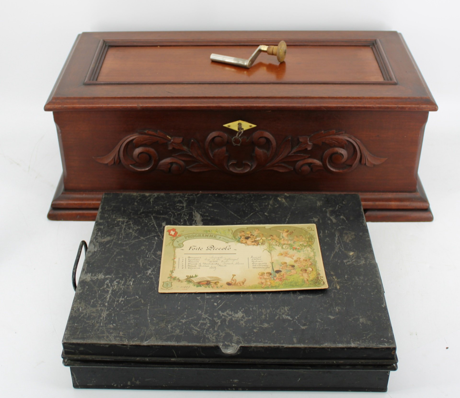 ANTIQUE JACOB CYLINDER MUSIC BOX