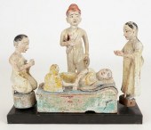 ANTIQUE JAIN RELIGIOUS TABLEAU