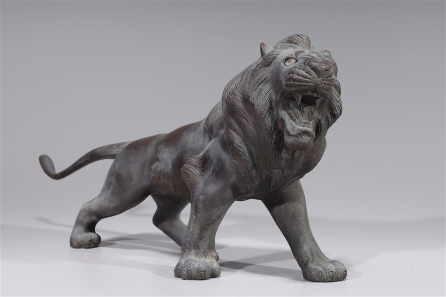 Antique Japanese bronze model of