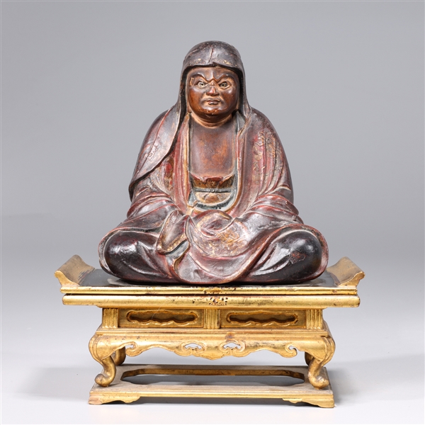 Antique Japanese carved lacwuer