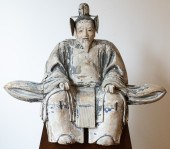 ANTIQUE JAPANESE CARVED WOOD S