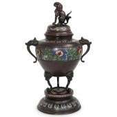 ANTIQUE JAPANESE CHAMPLEVE BRO