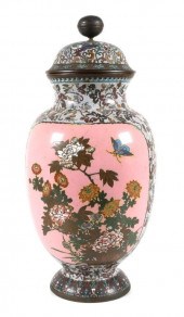 ANTIQUE JAPANESE CLOISONNE VAS