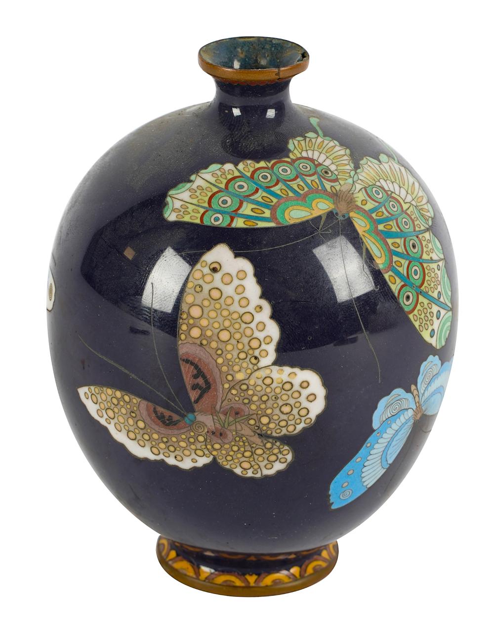 ANTIQUE JAPANESE ENAMELED