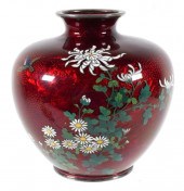 ANTIQUE JAPANESE GINBARI VASEJ