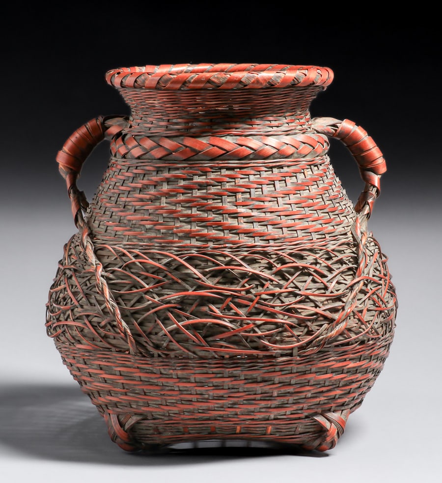 ANTIQUE JAPANESE IKEBANA BASKET
