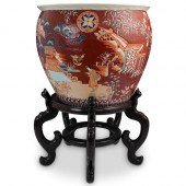 ANTIQUE JAPANESE JARDINIERE FI