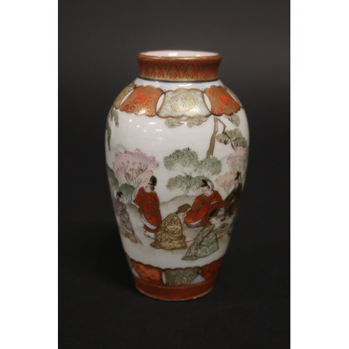 Antique Japanese Kutani vase,