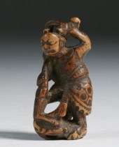 ANTIQUE JAPANESE NETSUKE, OJIM