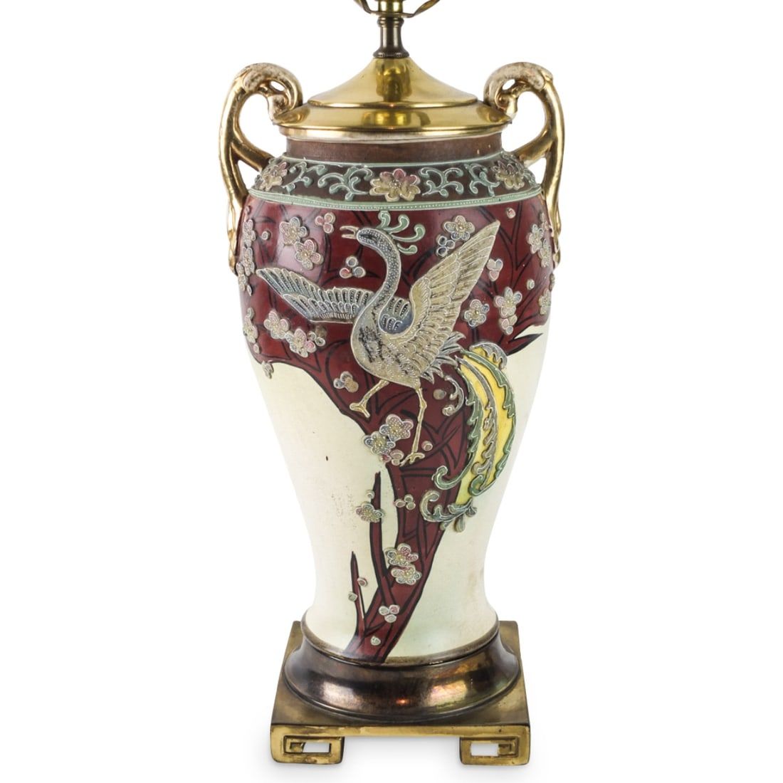 ANTIQUE JAPANESE NIPPON VASE AS A