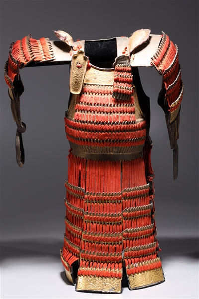 Antique Japanese suit of armor on