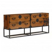 ANTIQUE JAPANESE TANSU CHEST O