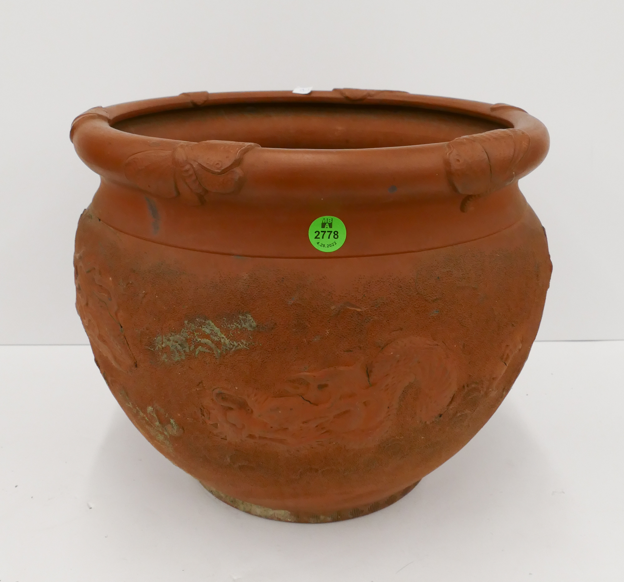 Antique Japanese Tokoname Redware
