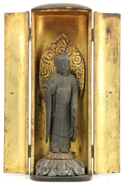 Antique Japanese Zushilikely Edo