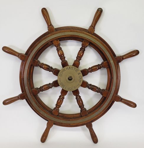 ANTIQUE JOHN HASTIE EIGHT-SPOKE