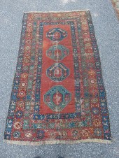 ANTIQUE KARABAGH SCATTER RUGAn