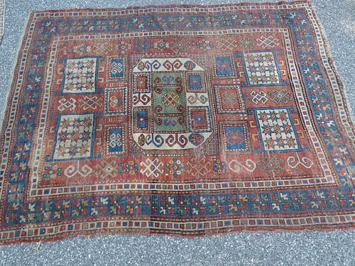 ANTIQUE KARACHOV RUGFine antique
