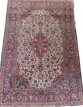 ANTIQUE KASHAN SCATTER RUGAnti