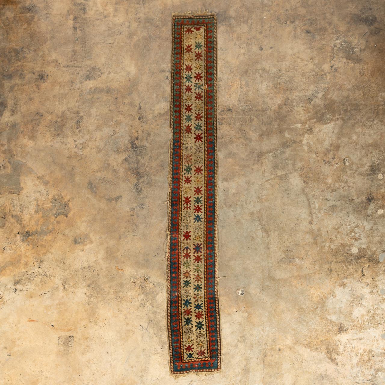 ANTIQUE KAZAK CARPET 8'9" X 1'2"