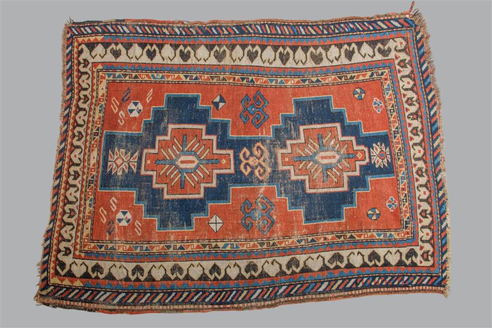 ANTIQUE KAZAK WOOL RUG,