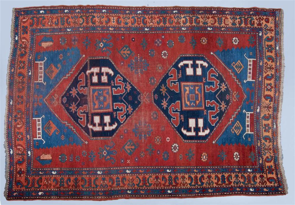 ANTIQUE KAZAK WOOL RUGANTIQUE KAZAK