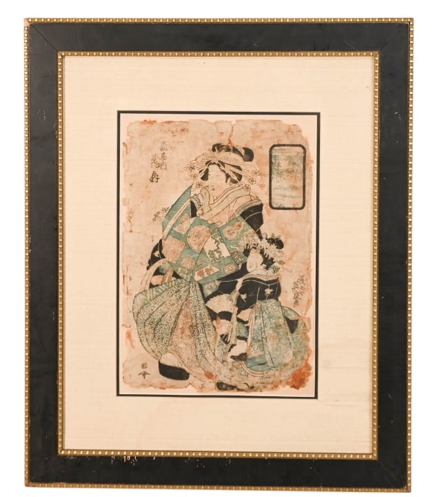 ANTIQUE KEISAI EISEN 19TH C