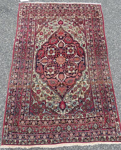 ANTIQUE KERMAN LAVAR RUGAntique