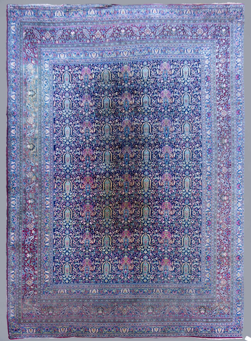 ANTIQUE KHORASSAN HAND KNOTTED WOOL