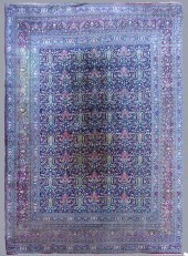ANTIQUE KHORASSAN HAND KNOTTED