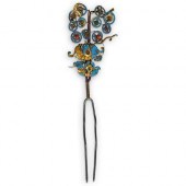 ANTIQUE KINGFISHER HAIR PINDES