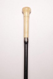 ANTIQUE KNOB HANDLED WALKING S