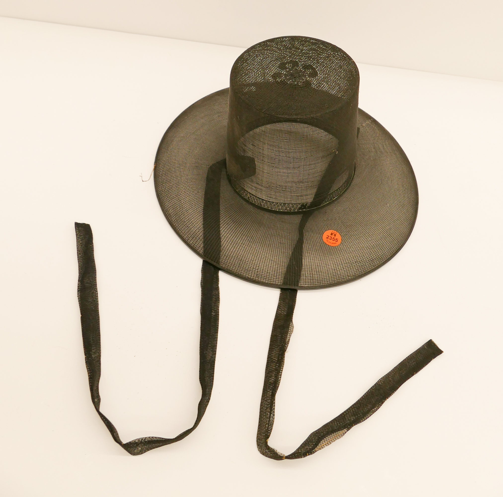 Antique Korean Black Scholar's Hat-