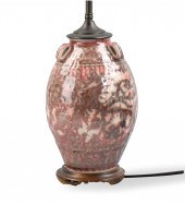 ANTIQUE KOREAN COPPER RED PORC