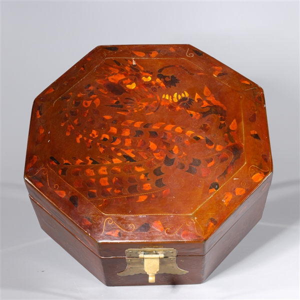 Antique Korean lacquered
