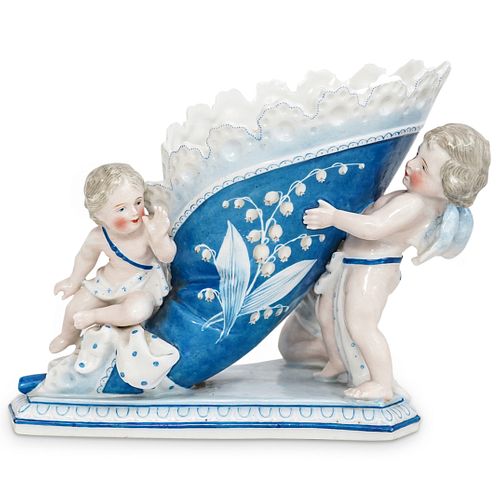 ANTIQUE KPM PORCELAIN CHERUBS GROUP